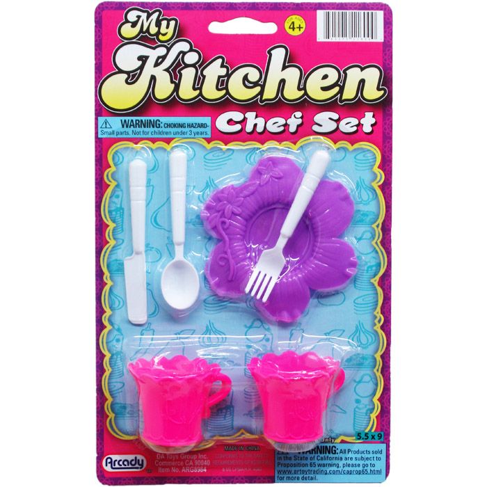 144 Wholesale My Kitchen Chef Set On Blister Card