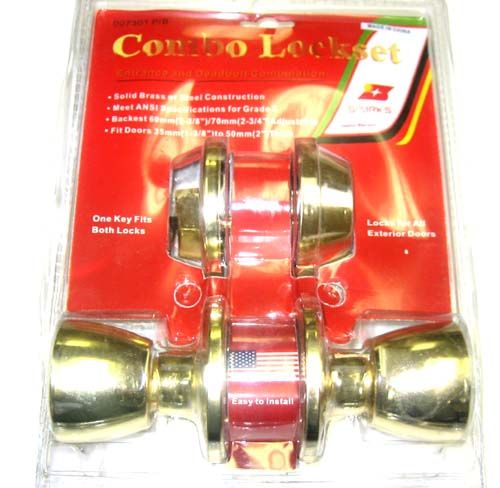 12 Wholesale Combo Deadbolt & Doorknob