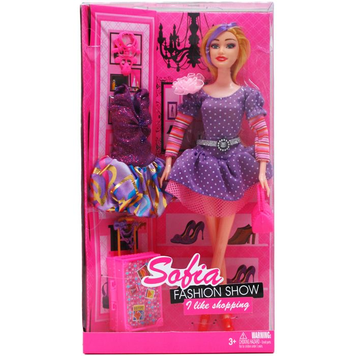 24 Wholesale Bendable Sofia Doll With Accessories In Window Box