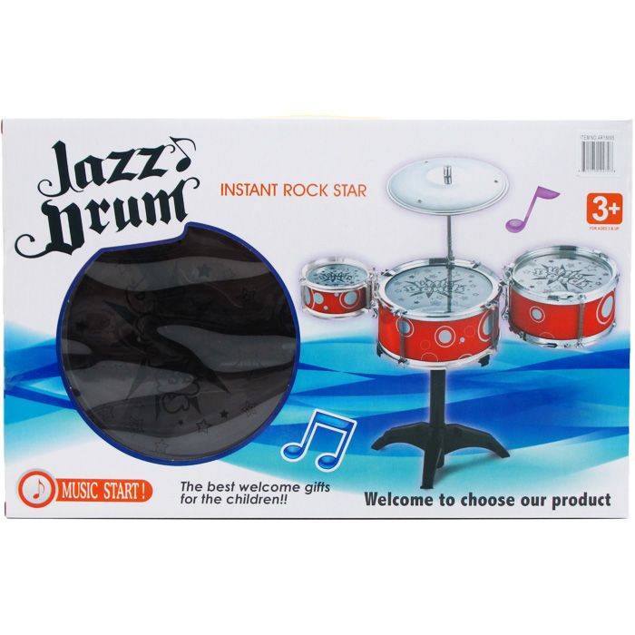 10 Wholesale 6pc Big Band Drum Play Set In Color Box