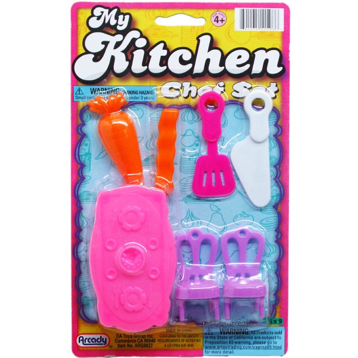 144 Wholesale My Kitchen Chef Set On Blister Card