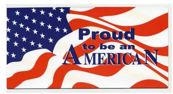 72 Pieces of 4" X 8" Magnet, Proud To Be An American,
