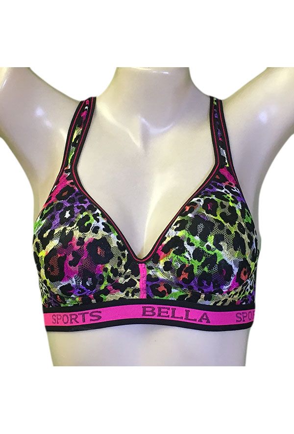 24 Pieces Bella Lady's Sports Bra. 34b - Womens Bras And Bra Sets - at 