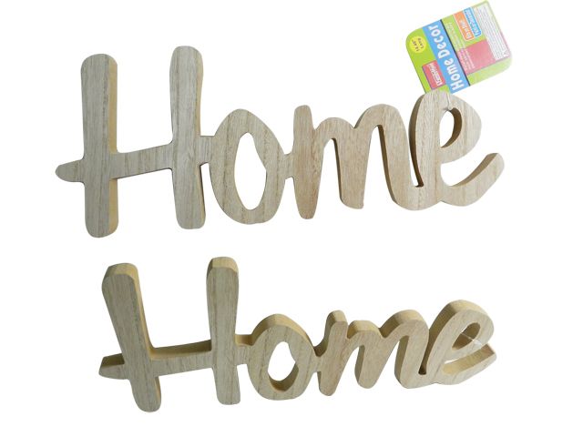 96 Pieces of Wooden Word Decor, "home"
