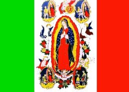 24 Pieces of 3' X 5' Polyester Flag, Our Lady Of Guadalupe (color), With Grommets