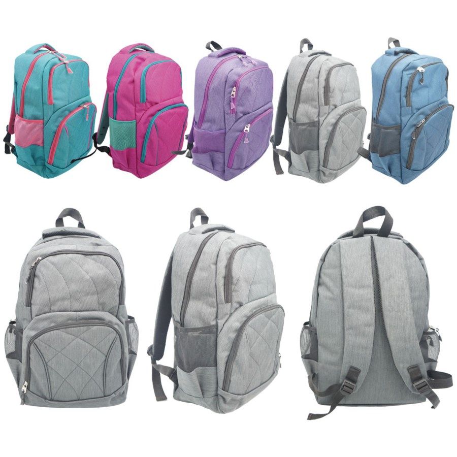 Preassembled 17 Inch Backpack & 12 Piece School Supply Kit - 12 Colors —