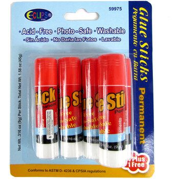 48 Packs of 5-Pack Glue Sticks