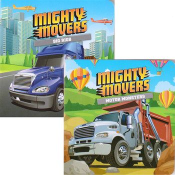 48 Wholesale Children's 'mighty Movers' Board Books