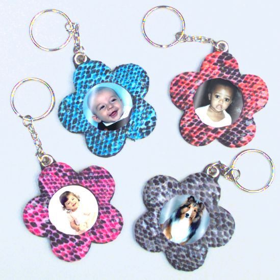 Bulk Snake Print Photo Frame Keychain Wholesale Sock Deals - Main Image