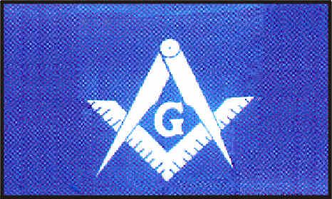 12 Pieces of 3' X 5' Polyester Flag, Masonic (masons), With Grommets