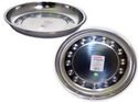 96 Wholesale Tray Rd Stainless Steel25dia X3cm