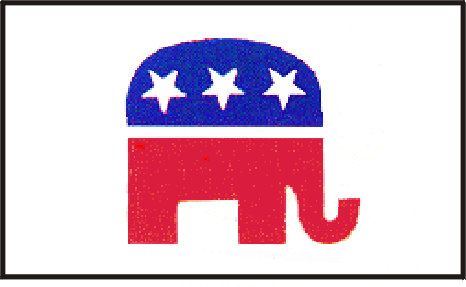 12 Pieces of 3' X 5' Polyester Flag, Republican, With Grommets