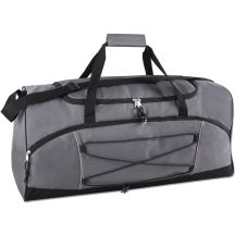 24 Pieces Trailmaker 26 Inch Bungee Duffel Bag Grey Color Only - Duffel ...