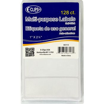 36 Pieces of Multipurpose White Labels - 128 Count