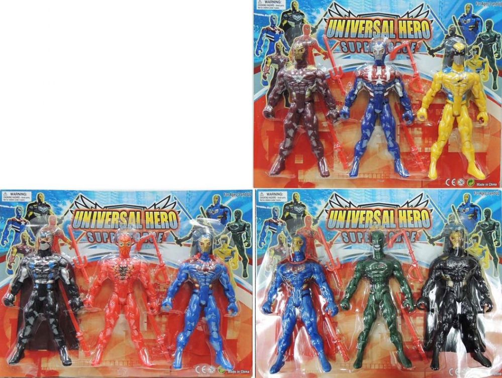 48 Wholesale 8.5 In Action Figures