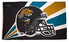 4 Wholesale 3' X 5' Jacksonville Jaguars Nfl Licensed Flag, Helmet Design,  American Made Flag With Grommets - at 