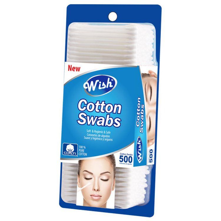 48 Pieces of 500ct Cotton Ear Swabs