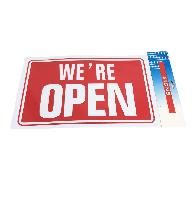 72 Pieces of 11.8"x7.9" Sign [we're Open]