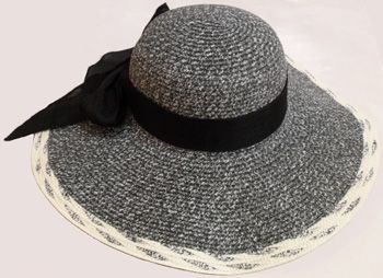 24 Wholesale Large Hat With Bow