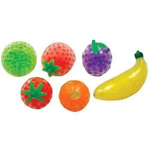 60 Pieces of Fruity Beads Squish Ball