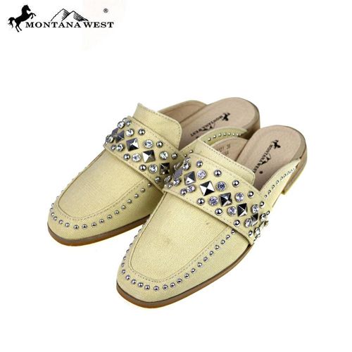 12 pairs of Montana West Studs Collection Mule Sold By Case