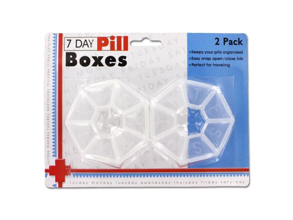 72 Pieces of 7-Day Pill Box Set