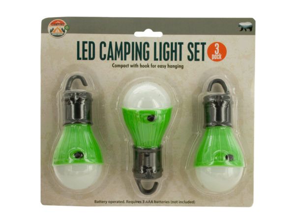12 Bulk Led Hanging Camping Light Set
