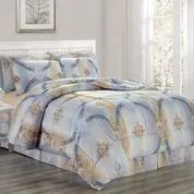 3 Wholesale 8 Pieces Set Printed Queen Size In Chloe Style