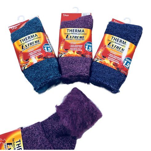 36 Pairs of Women's Heat Retainer Thermal Socks
