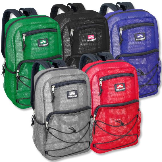 bulk mesh backpacks