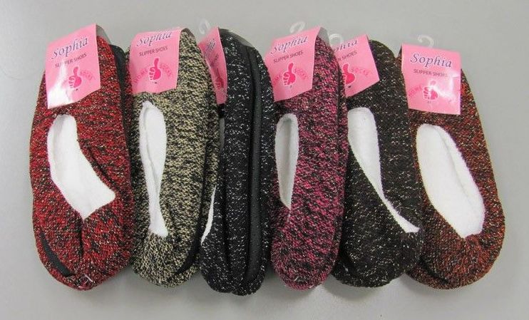 120 Pairs of Ladies Cozy Winter Slipper Socks