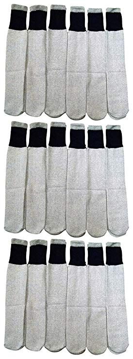 18 Pairs of Yacht & Smith Unisex Cushion Thermal Tube Socks
