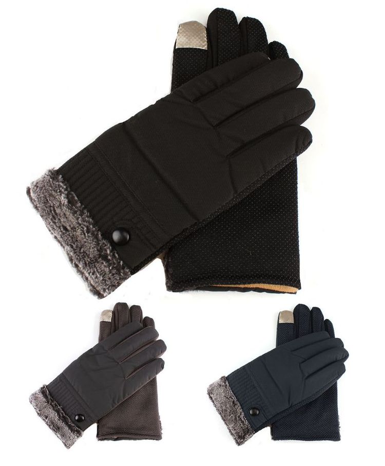 72 Pairs of Womans Fur Cuffed Extreme Weather Texting Gloves