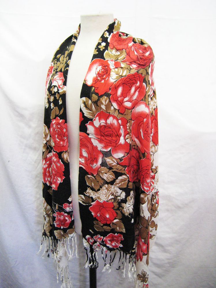 24 Pieces of Womens Fashion Scarf Printed Floral