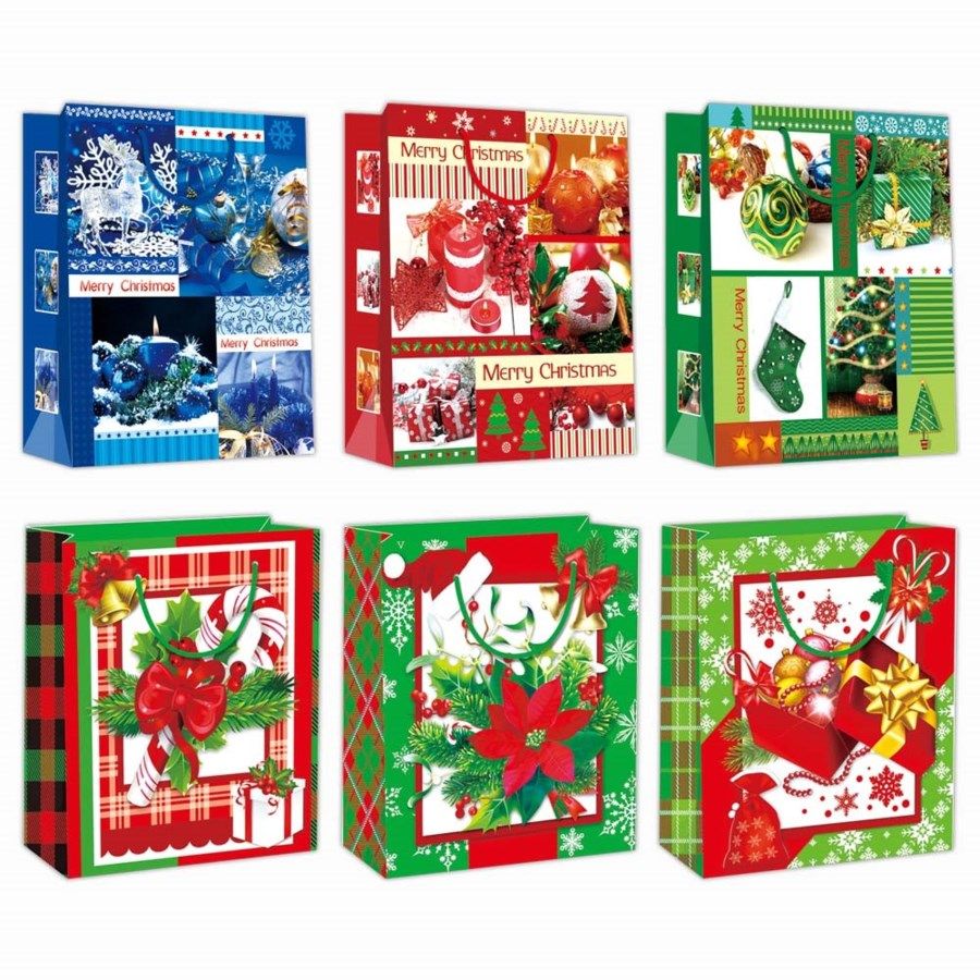 96 Pieces of Gift Bag Xmas