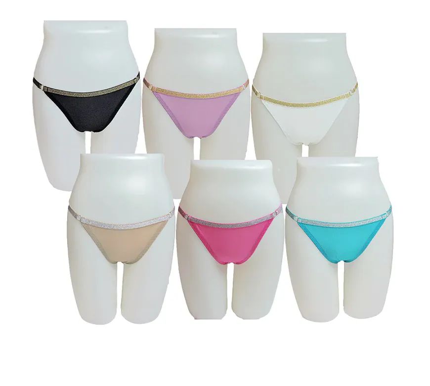 432 Wholesale Sofra Ladies Bikini Nylon Panty - at 