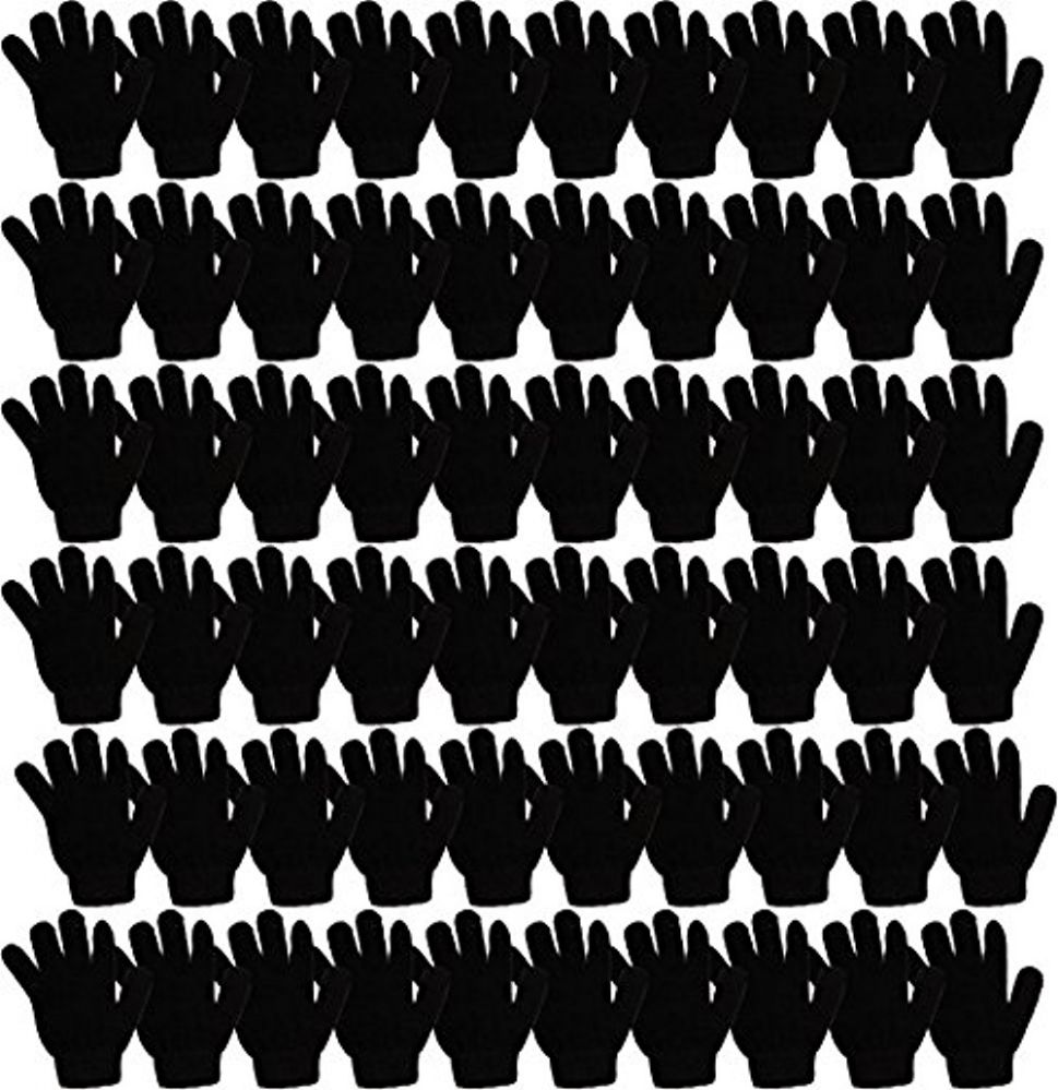 48 Pairs of Yacht & Smith Unisex Black Magic Gloves