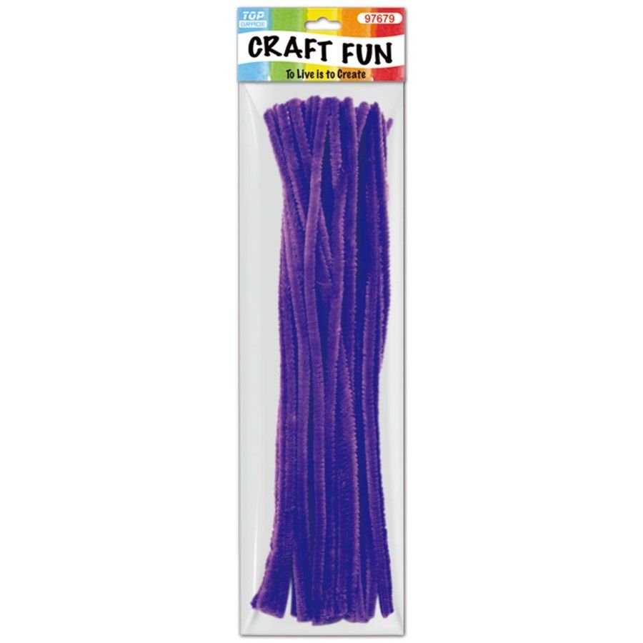 144 Pieces of Forty Count Tinsel Stems Dark Purple
