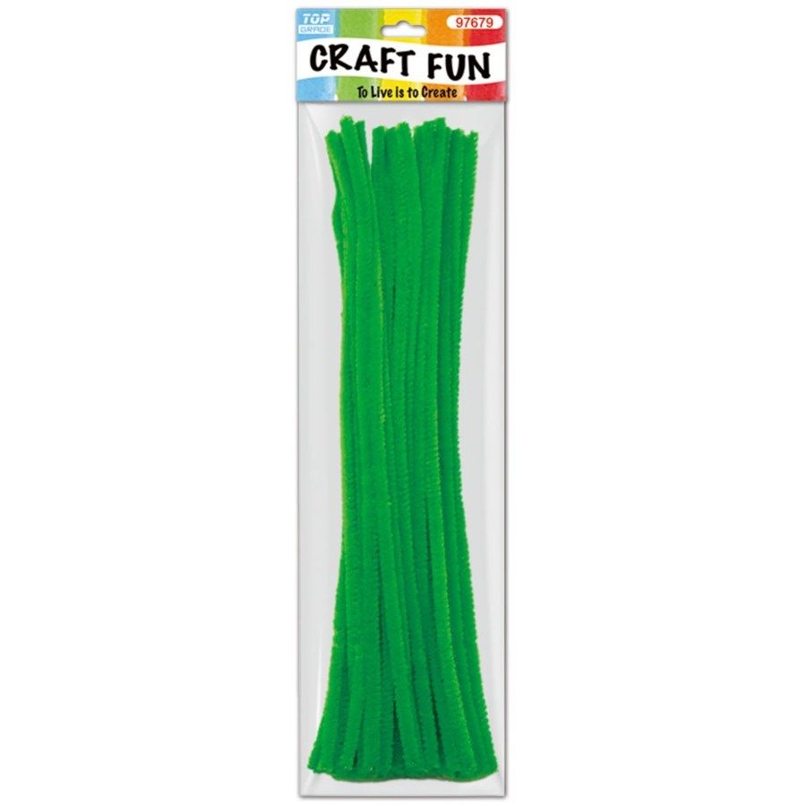 144 Pieces of Forty Count Tinsel Stems Green