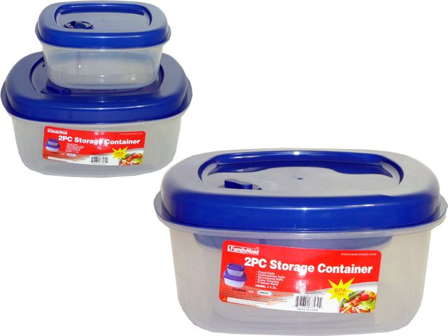 48 Wholesale 2 Pack Square Food Storage Containers ,snack Box