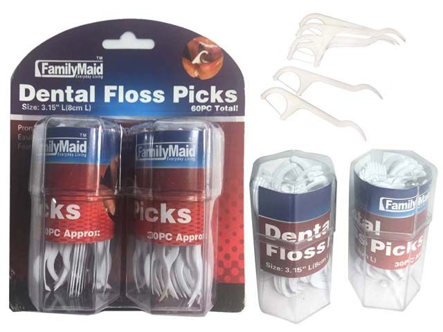 96 Pieces of 60pc Dental Floss Picks