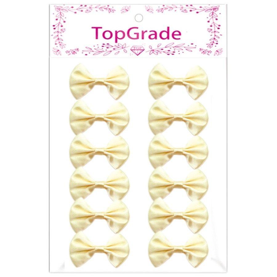 144 Pieces of Satin Bow Ivory