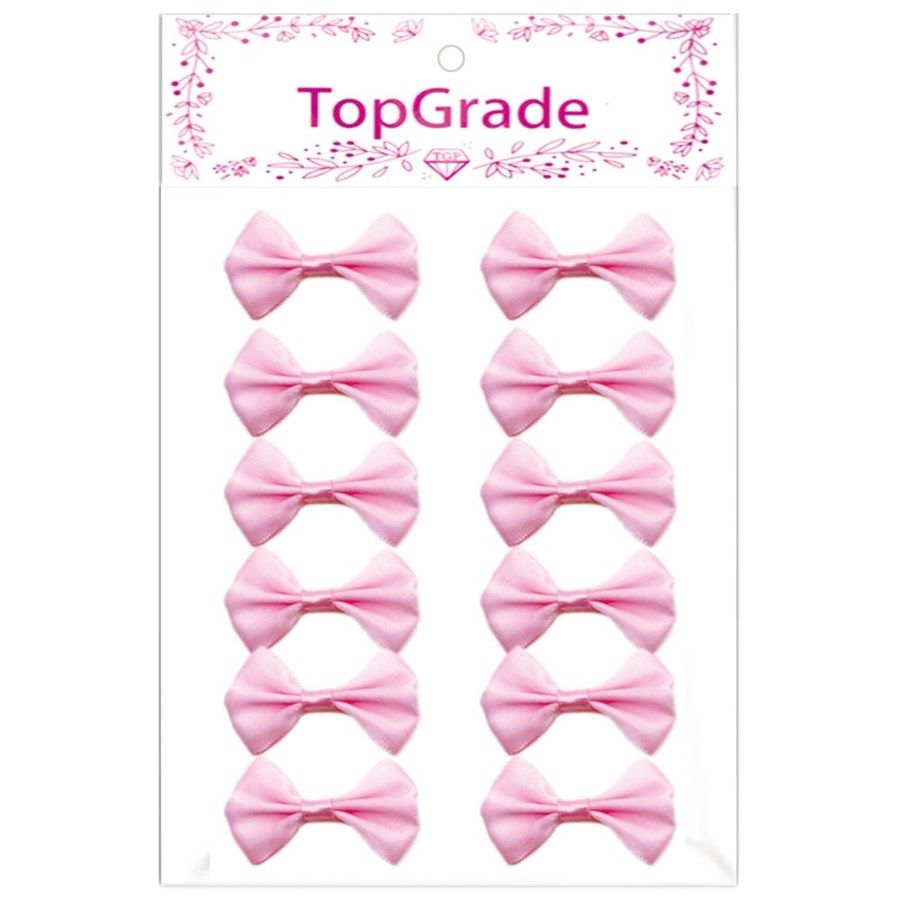 144 Pieces of Satin Bow Pink