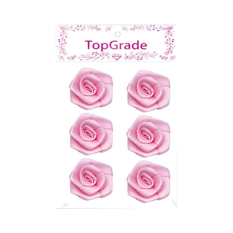 144 Pieces of Satin Flower Baby Pink