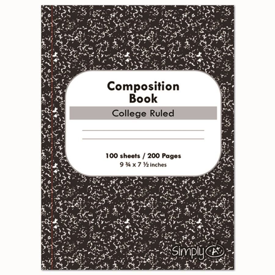 96 pieces of One Hundred Count Composition Book College Ruled