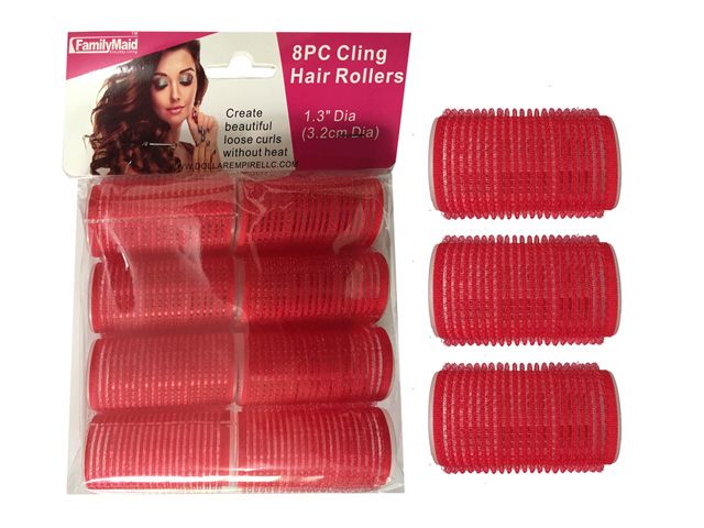 96 Pieces of 8 Piece Cling Hair Rollers