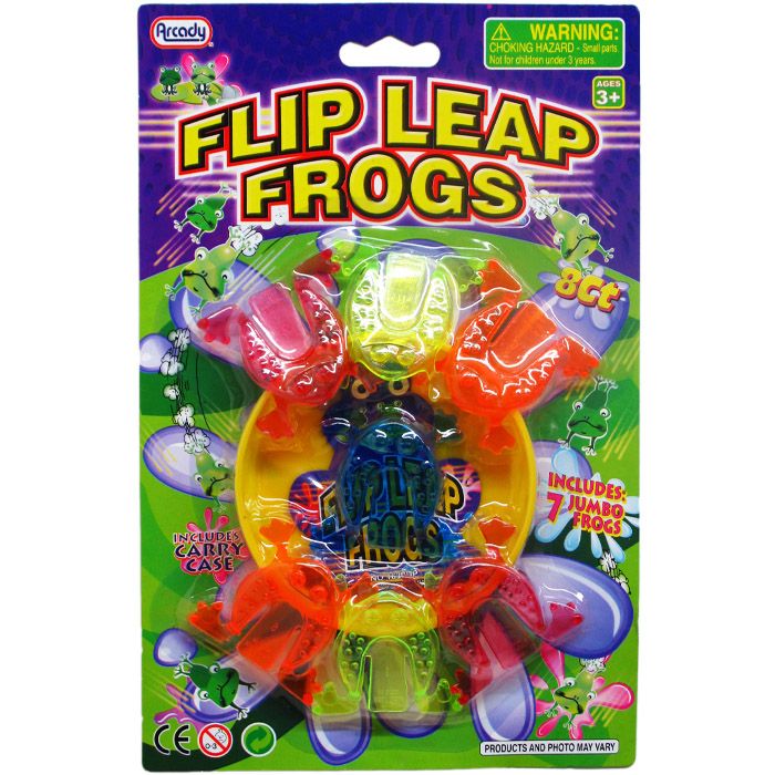 108 Wholesale Toy Leaping Frogs On Blister Card
