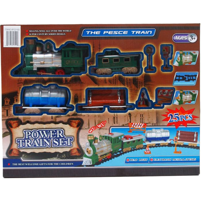 12 Wholesale Train Play Set With Sound And Light In Window Box