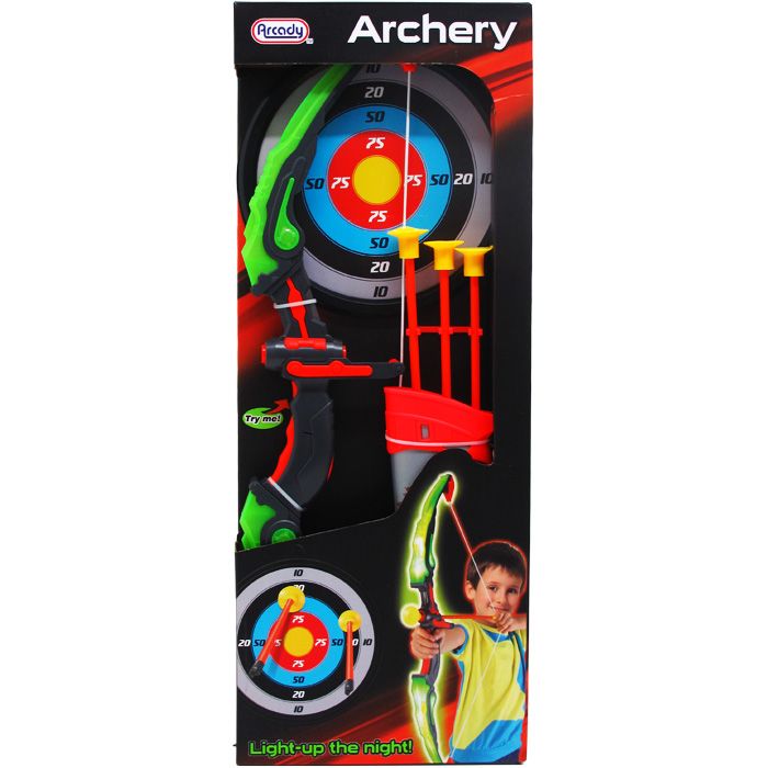 12 Pieces of 24.5" B/o Archery Play Set W/ Light & Case