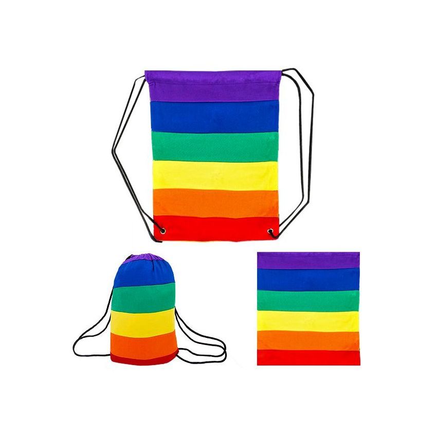 12 Pieces of Rainbow Laundry Bag
